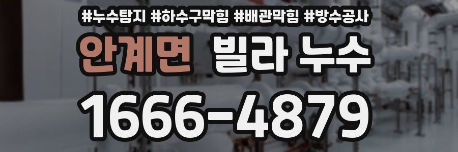 안계면 빌라 누수