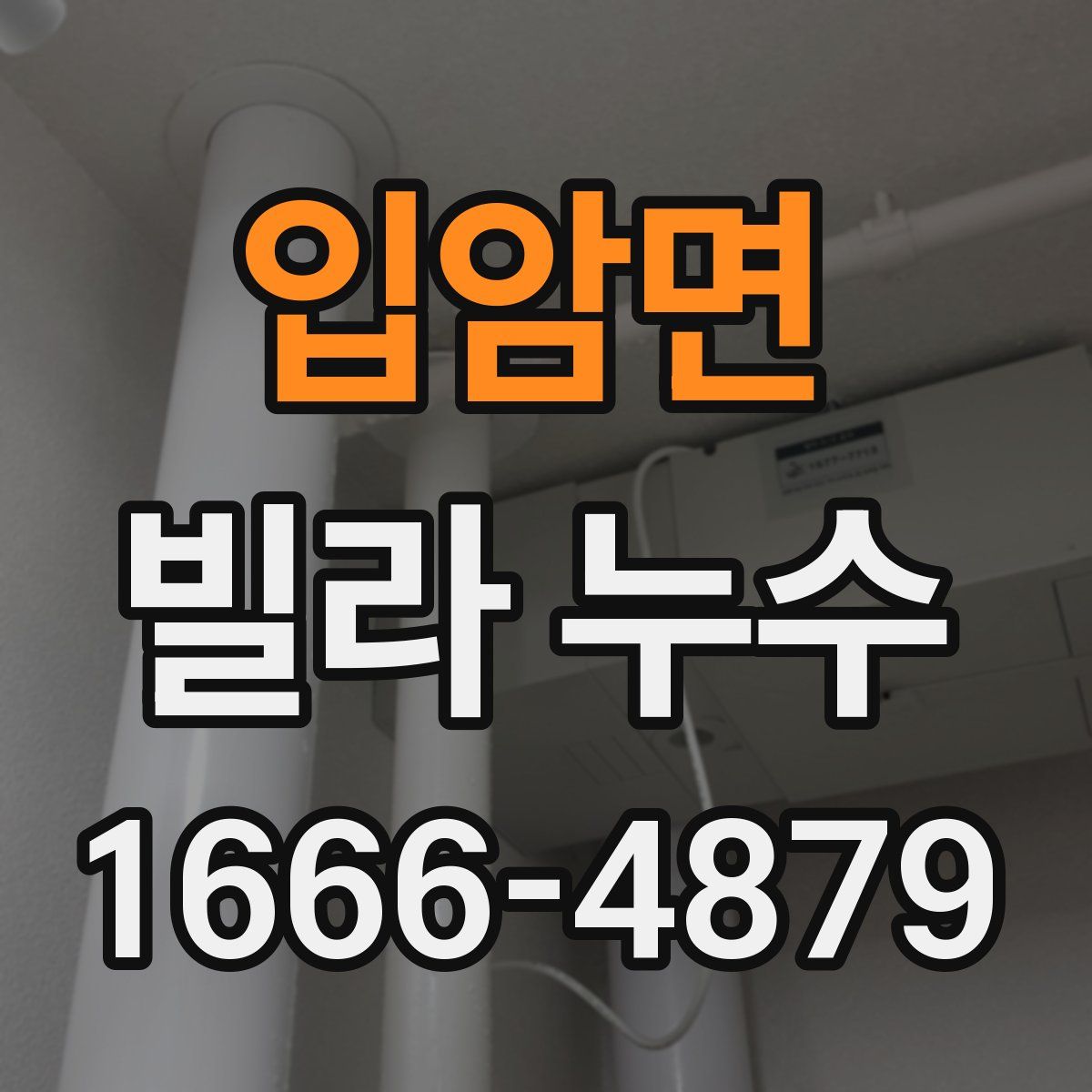 입암면 빌라 누수