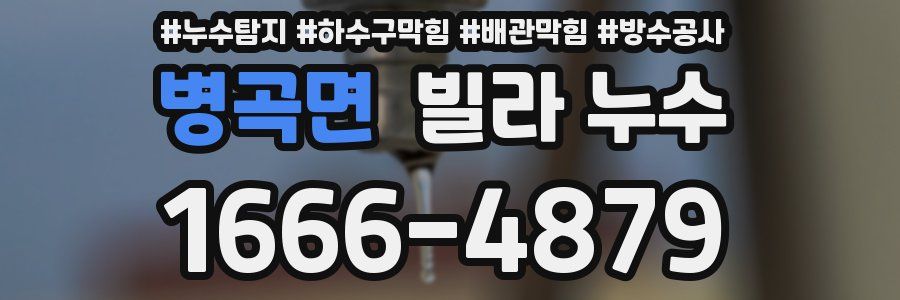 병곡면 빌라 누수