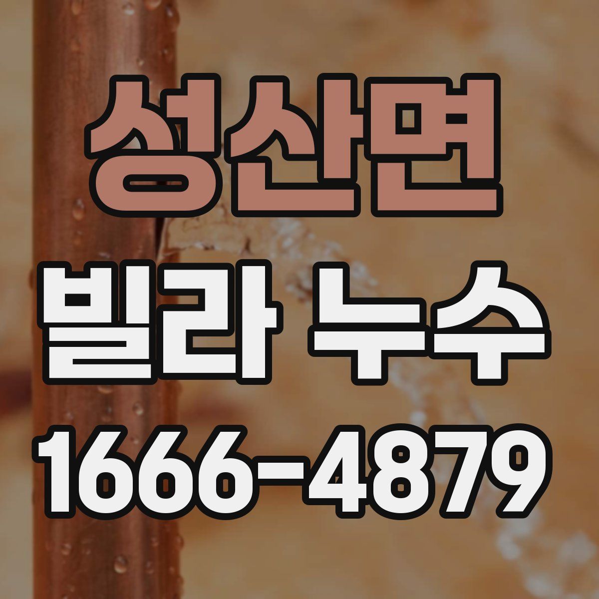 성산면 빌라 누수