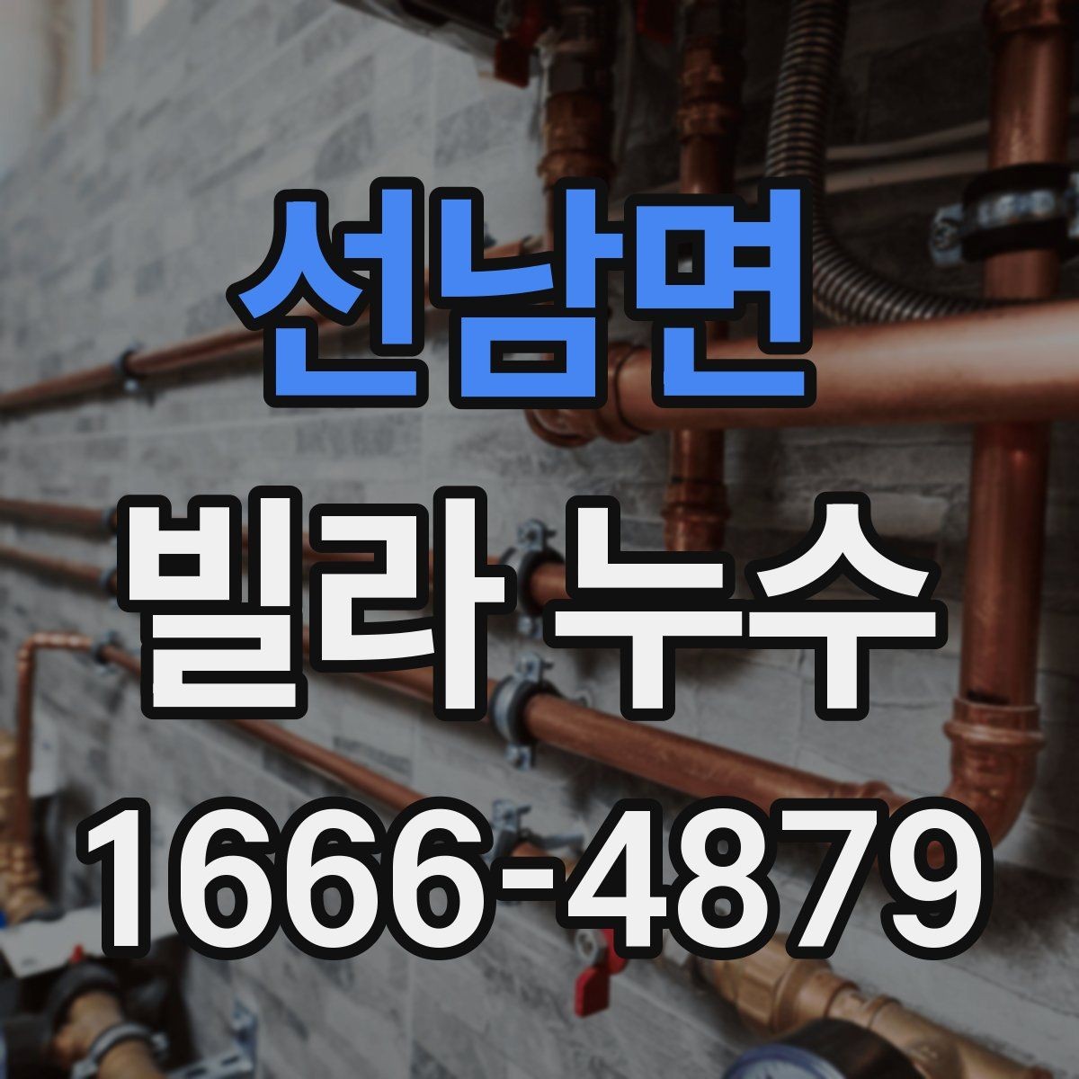 선남면 빌라 누수 발생 구역별 대응 방법