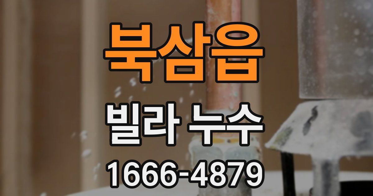 북삼읍 빌라 누수