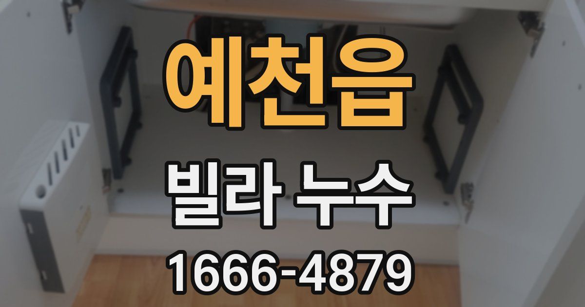 예천읍 빌라 누수