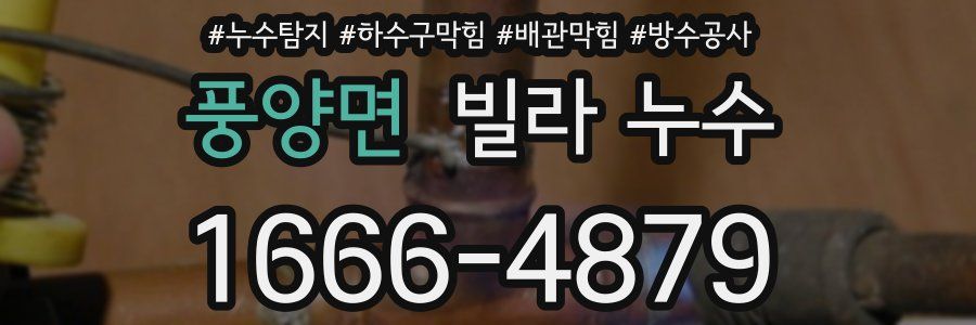 풍양면 빌라 누수