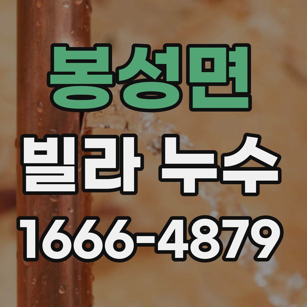 봉성면 빌라 누수