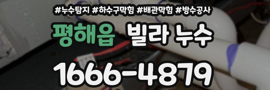 평해읍 빌라 누수