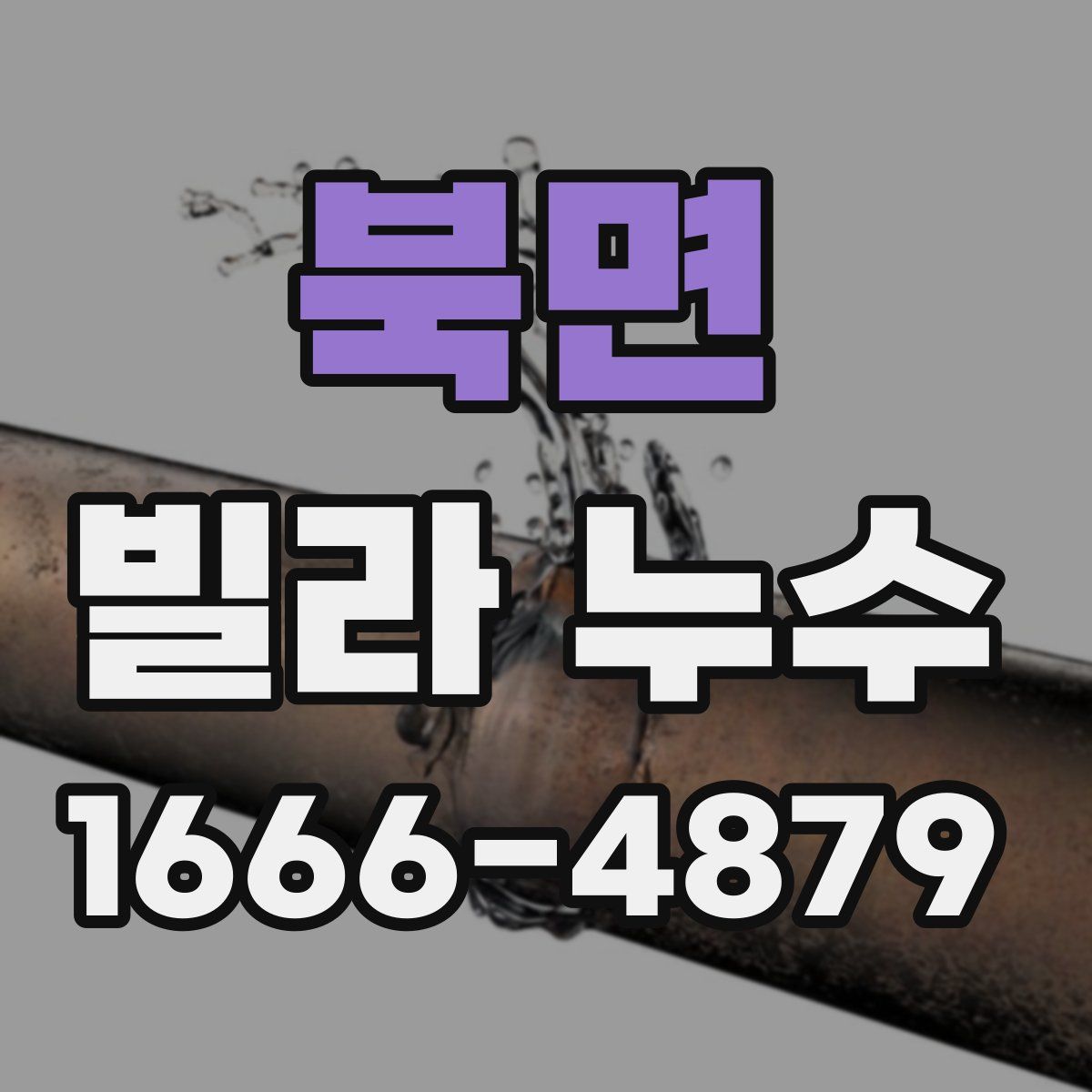 북면 빌라 누수