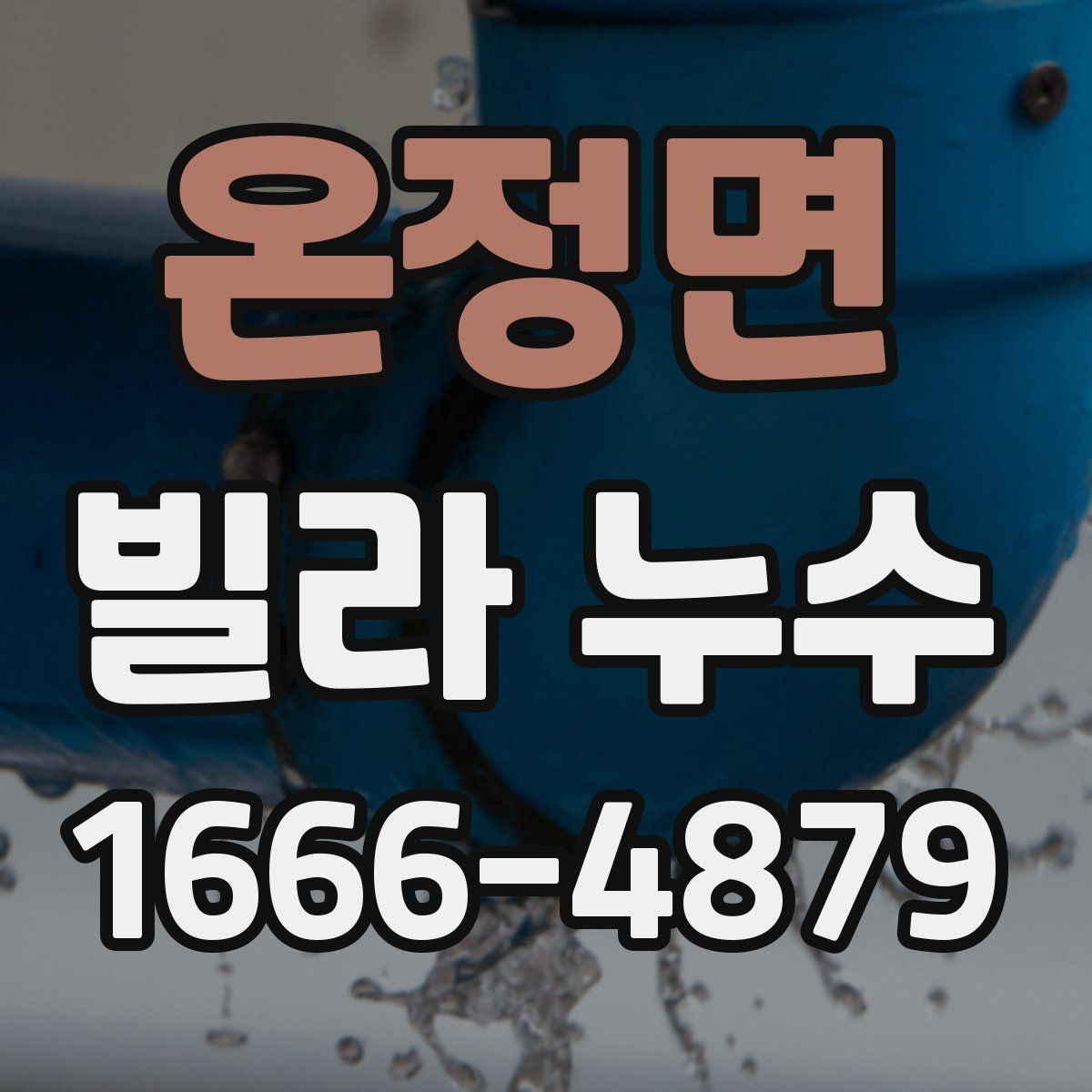 온정면 빌라 누수