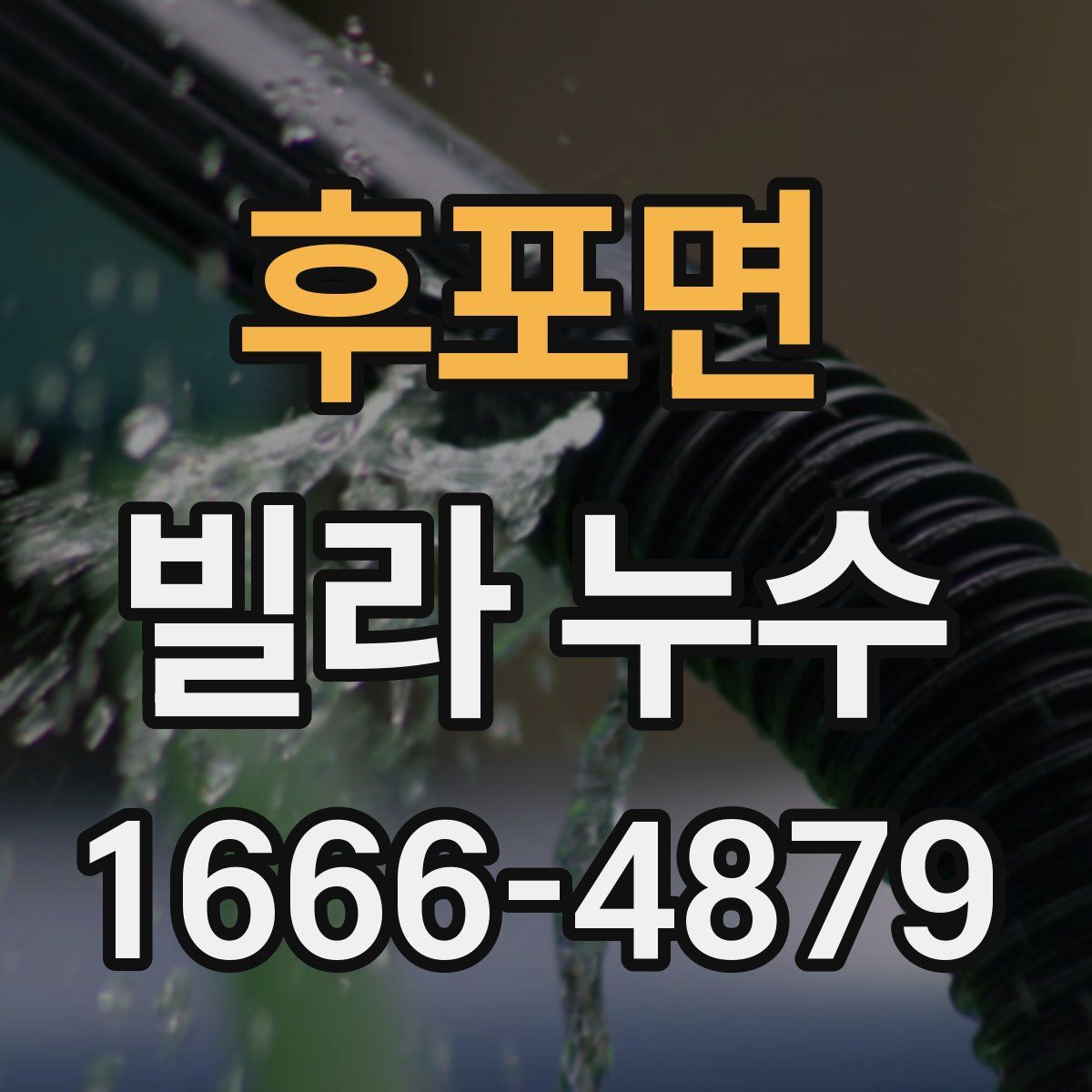 후포면 빌라 누수