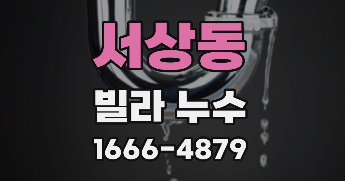 서상동 빌라 누수