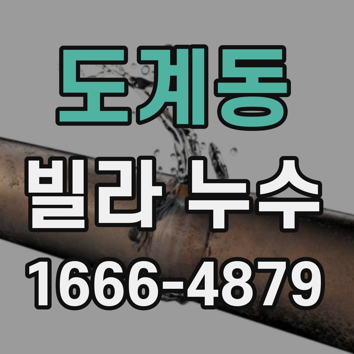 도계동 빌라 누수