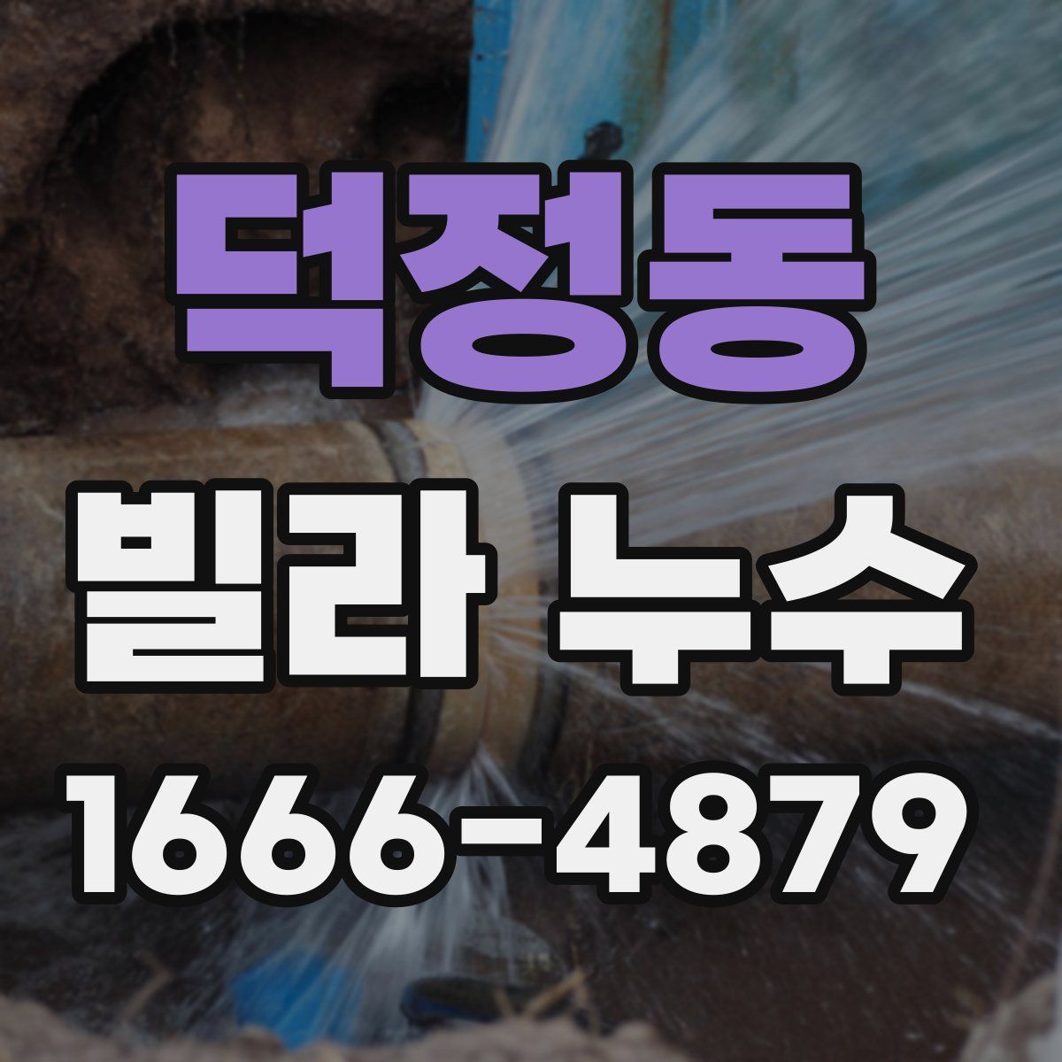 덕정동 빌라 누수