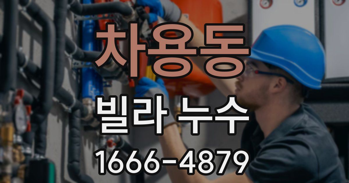 차용동 빌라 누수