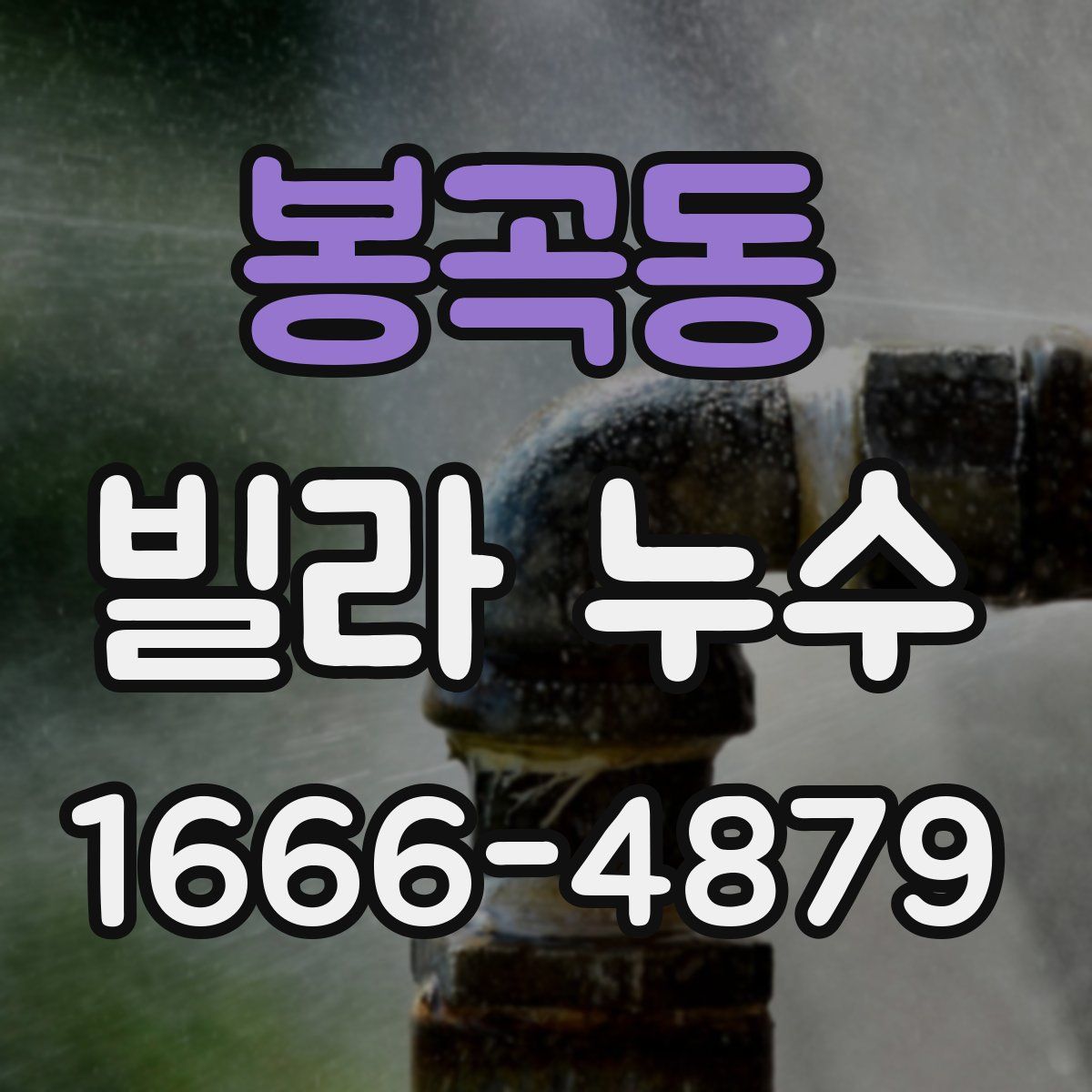 봉곡동 빌라 누수