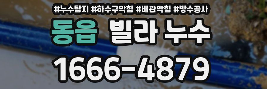 동읍 빌라 누수
