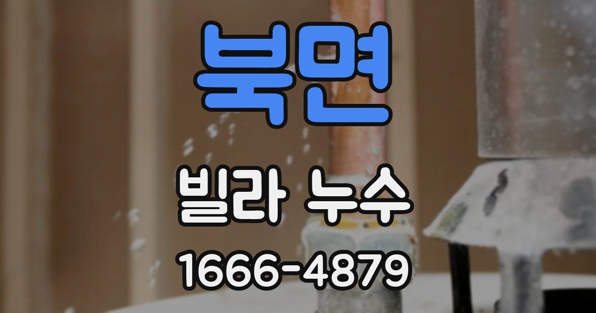 북면 빌라 누수