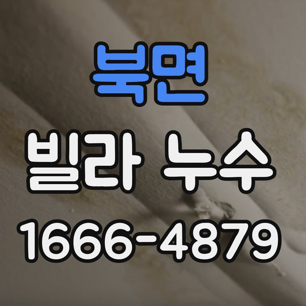 북면 빌라 누수