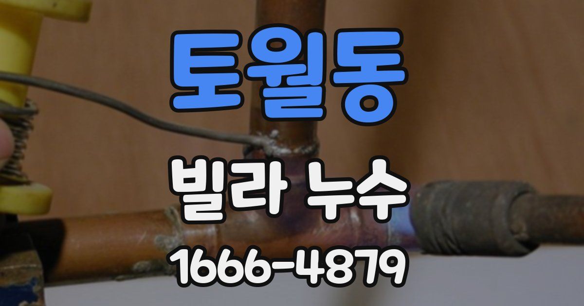 토월동 빌라 누수
