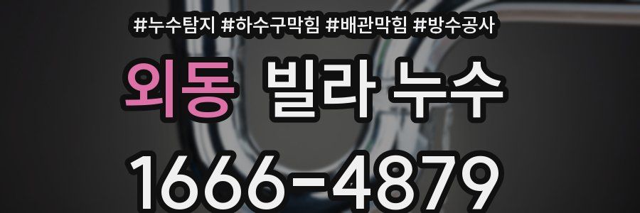 외동 빌라 누수