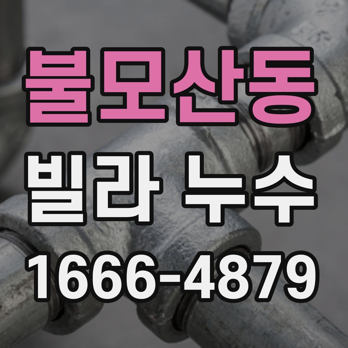 불모산동 빌라 누수