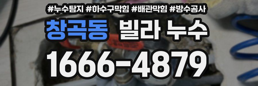 창곡동 빌라 누수