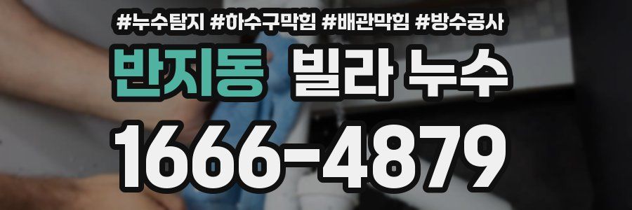 반지동 빌라 누수