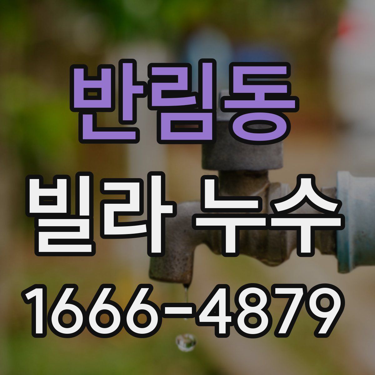 반림동 빌라 누수