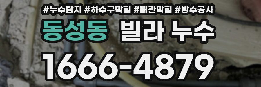 동성동 빌라 누수