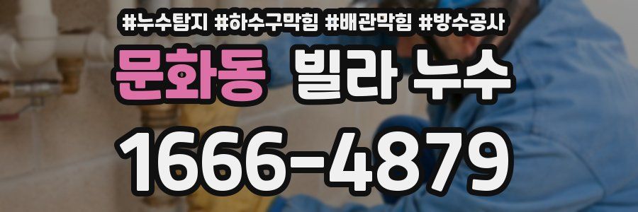 문화동 빌라 누수