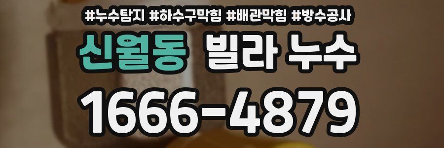 신월동 빌라 누수
