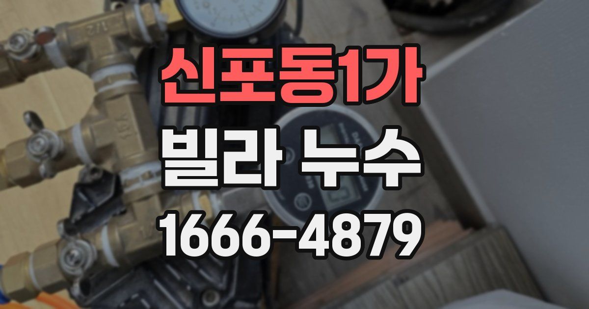 신포동1가 빌라 누수