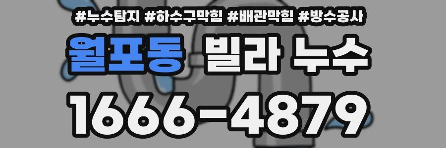 월포동 빌라 누수