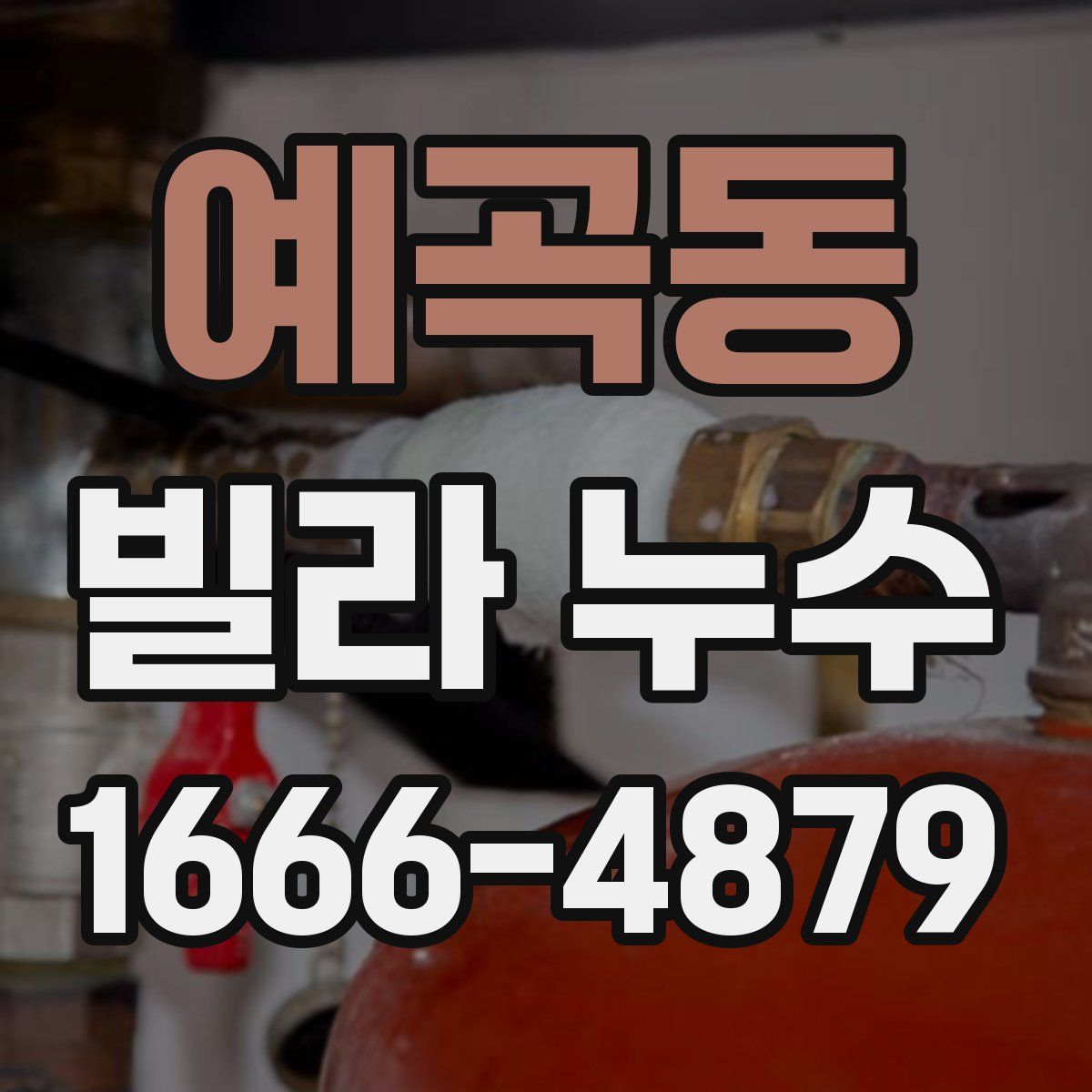 예곡동 빌라 누수