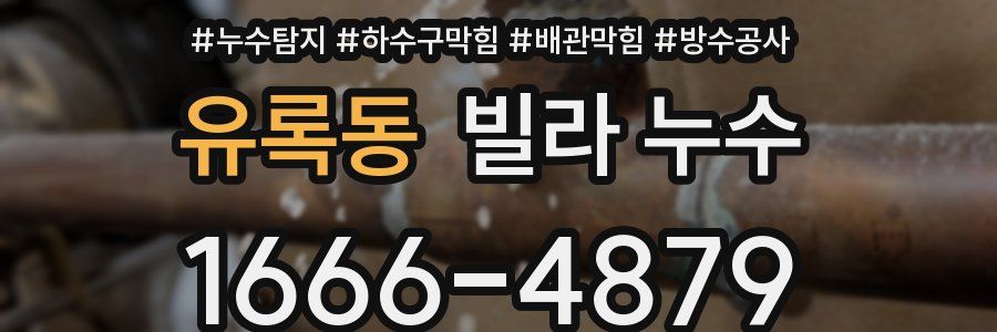 유록동 빌라 누수