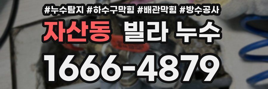 자산동 빌라 누수