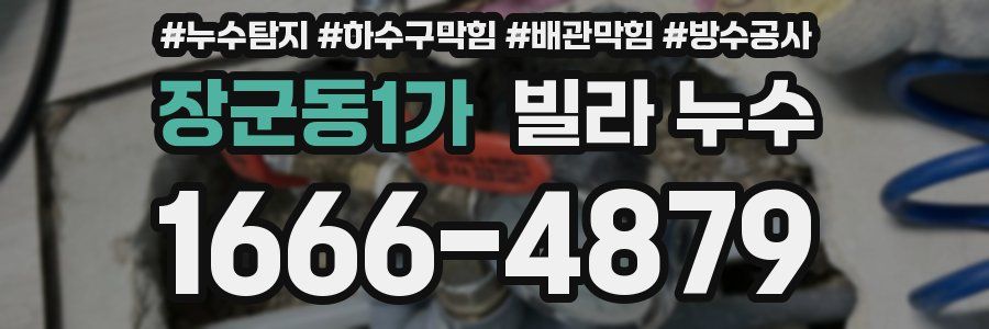 장군동1가 빌라 누수
