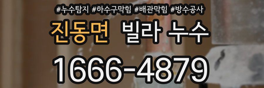 진동면 빌라 누수