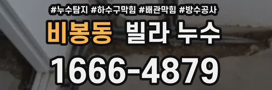 비봉동 빌라 누수