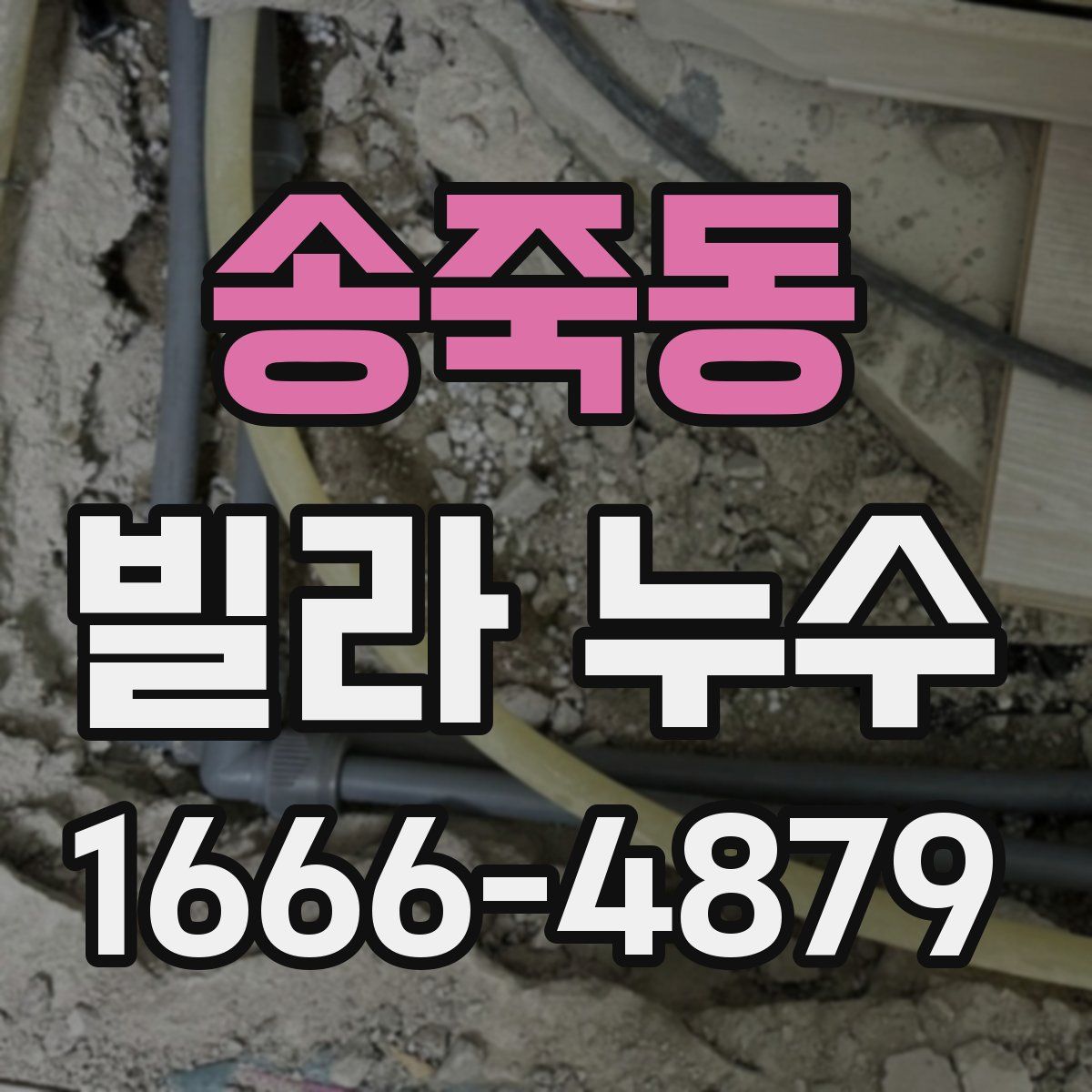 송죽동 빌라 누수