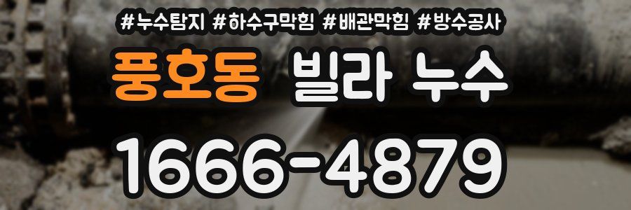 풍호동 빌라 누수
