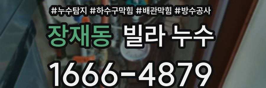 장재동 빌라 누수