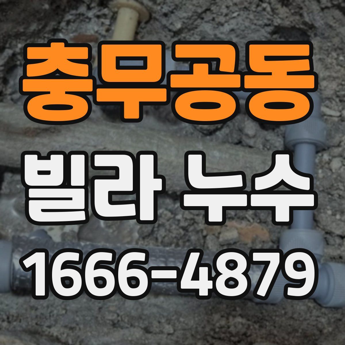 충무공동 빌라 누수