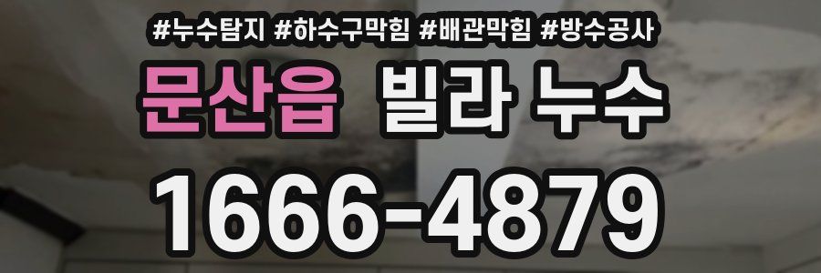 문산읍 빌라 누수