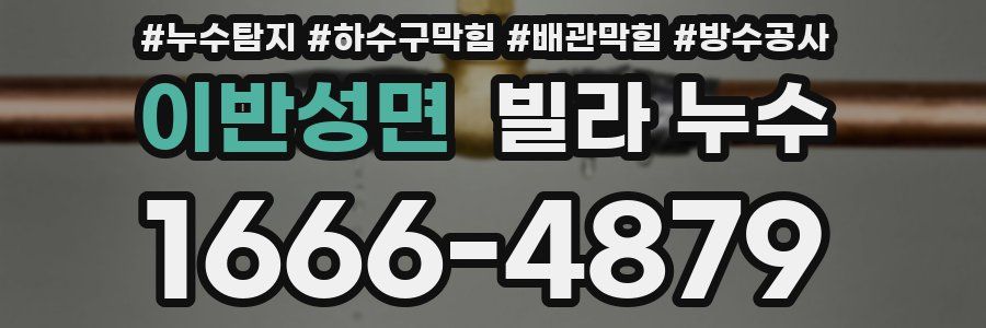 이반성면 빌라 누수