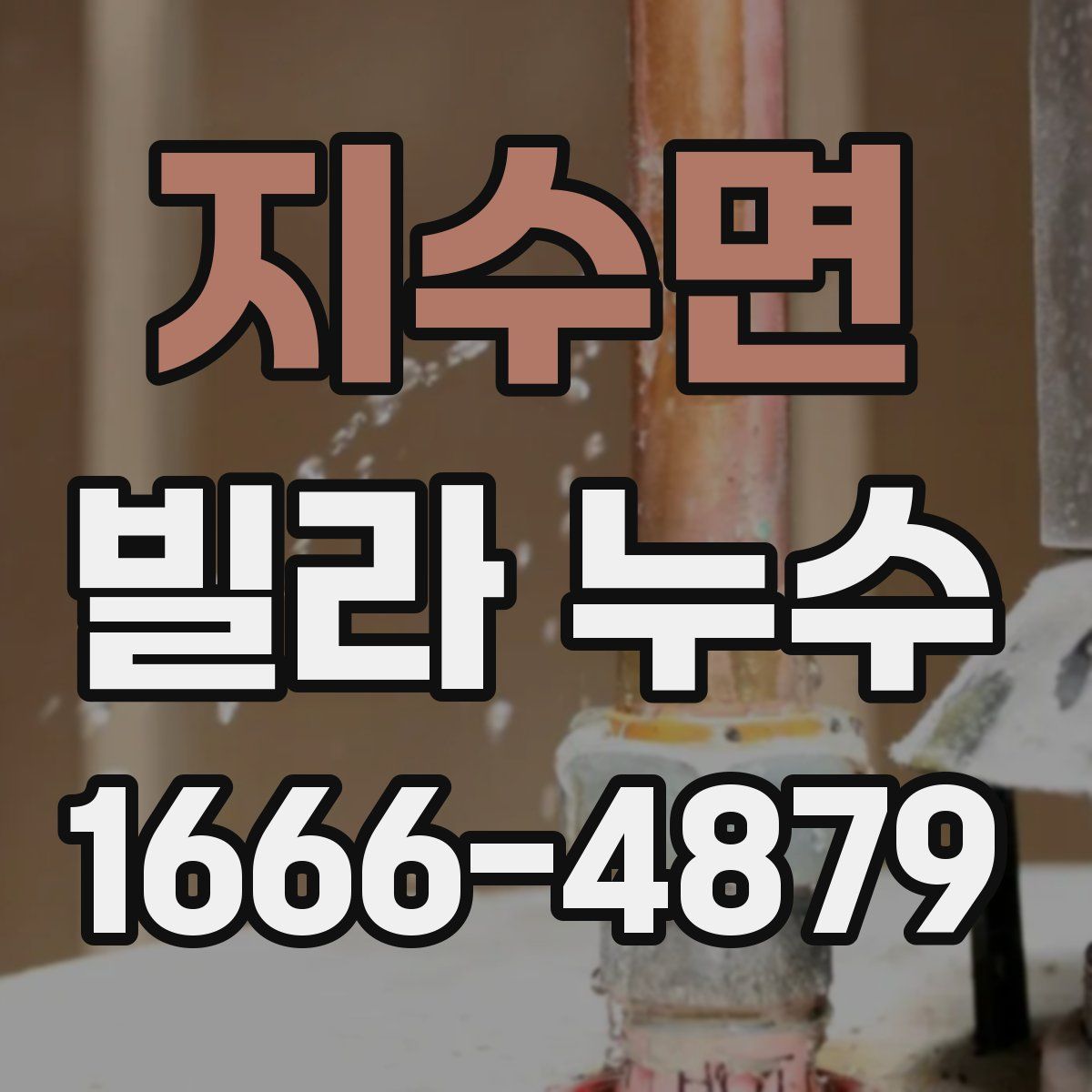 지수면 빌라 누수