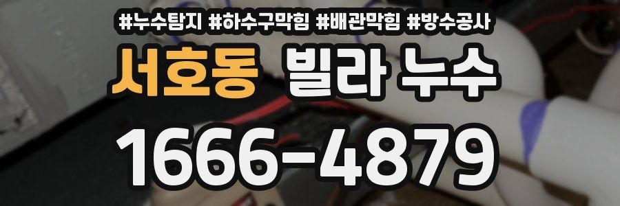 서호동 빌라 누수