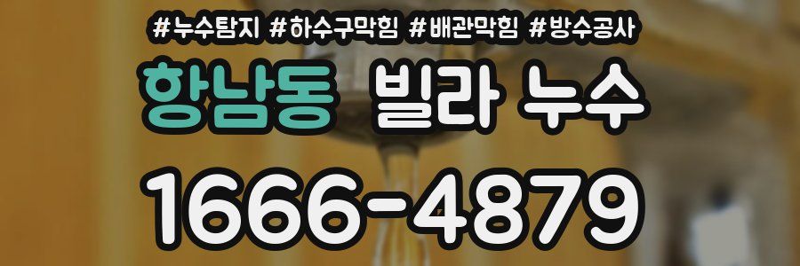 항남동 빌라 누수