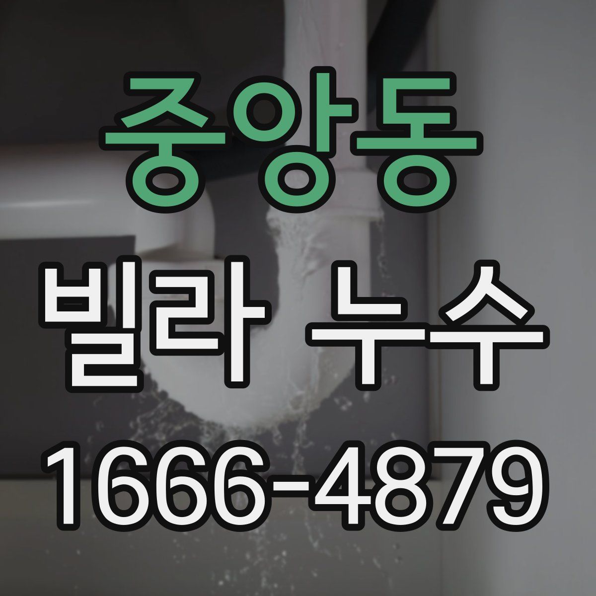 중앙동 빌라 누수