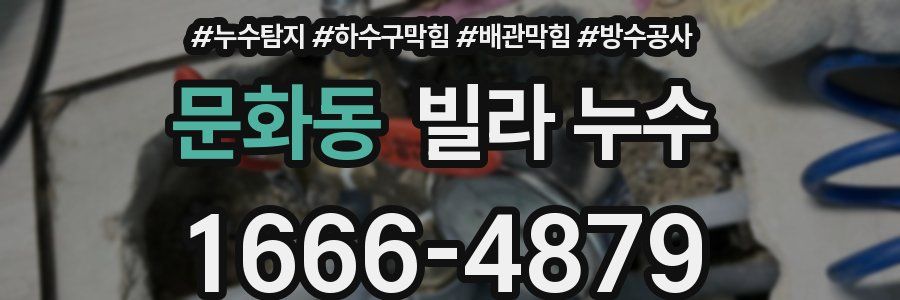 문화동 빌라 누수