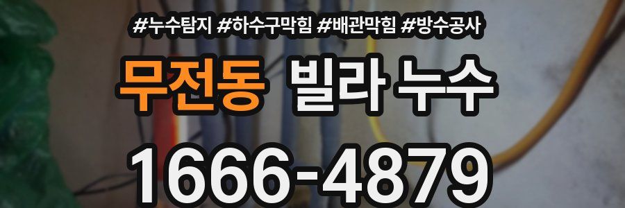 무전동 빌라 누수